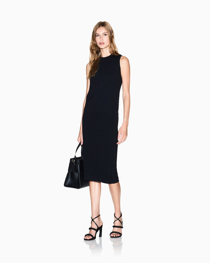 Jacquard knit midi skirt from  Monogram