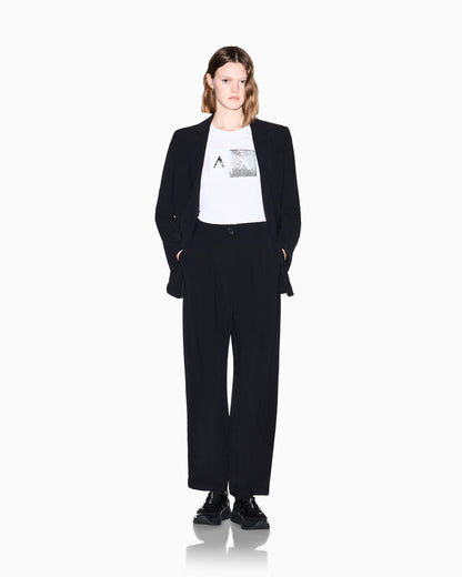 Sequin slim fit t-shirt woman