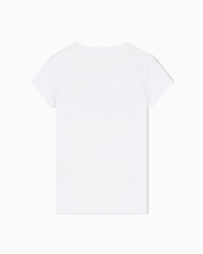 Sequin slim fit t-shirt woman