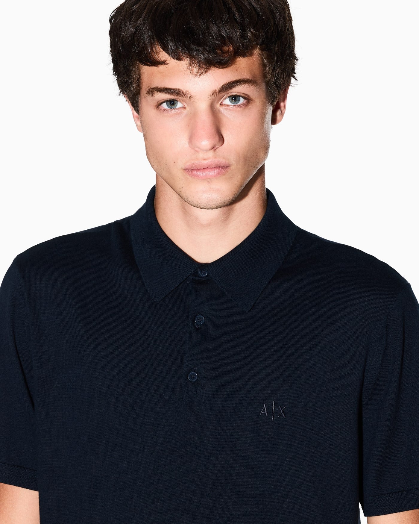 Pique polo breathable cotton knit man