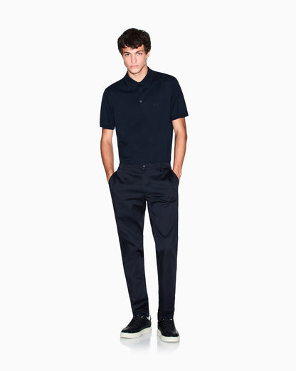 Pique polo breathable cotton knit man
