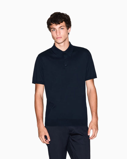 Pique polo breathable cotton knit man