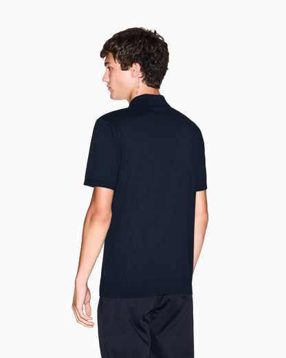 Pique polo breathable cotton knit man