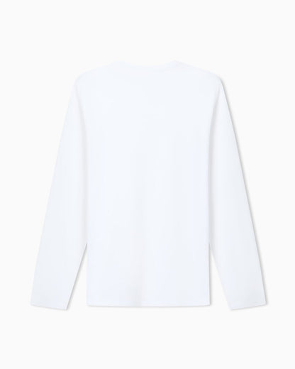 Pima cotton long sleeve t-shirt man