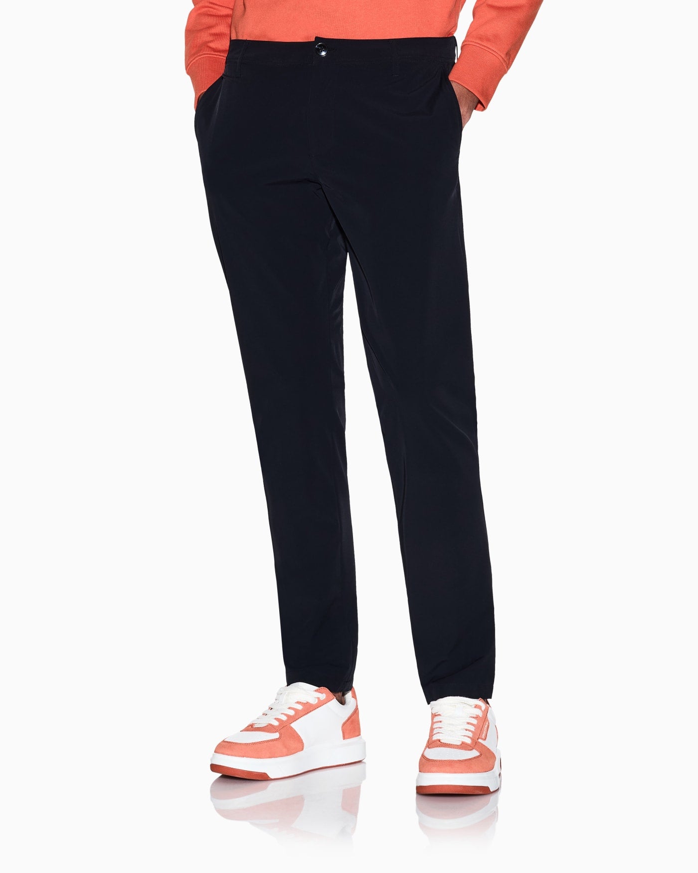 Slim-fit trousers in ultra stretch twill Essential