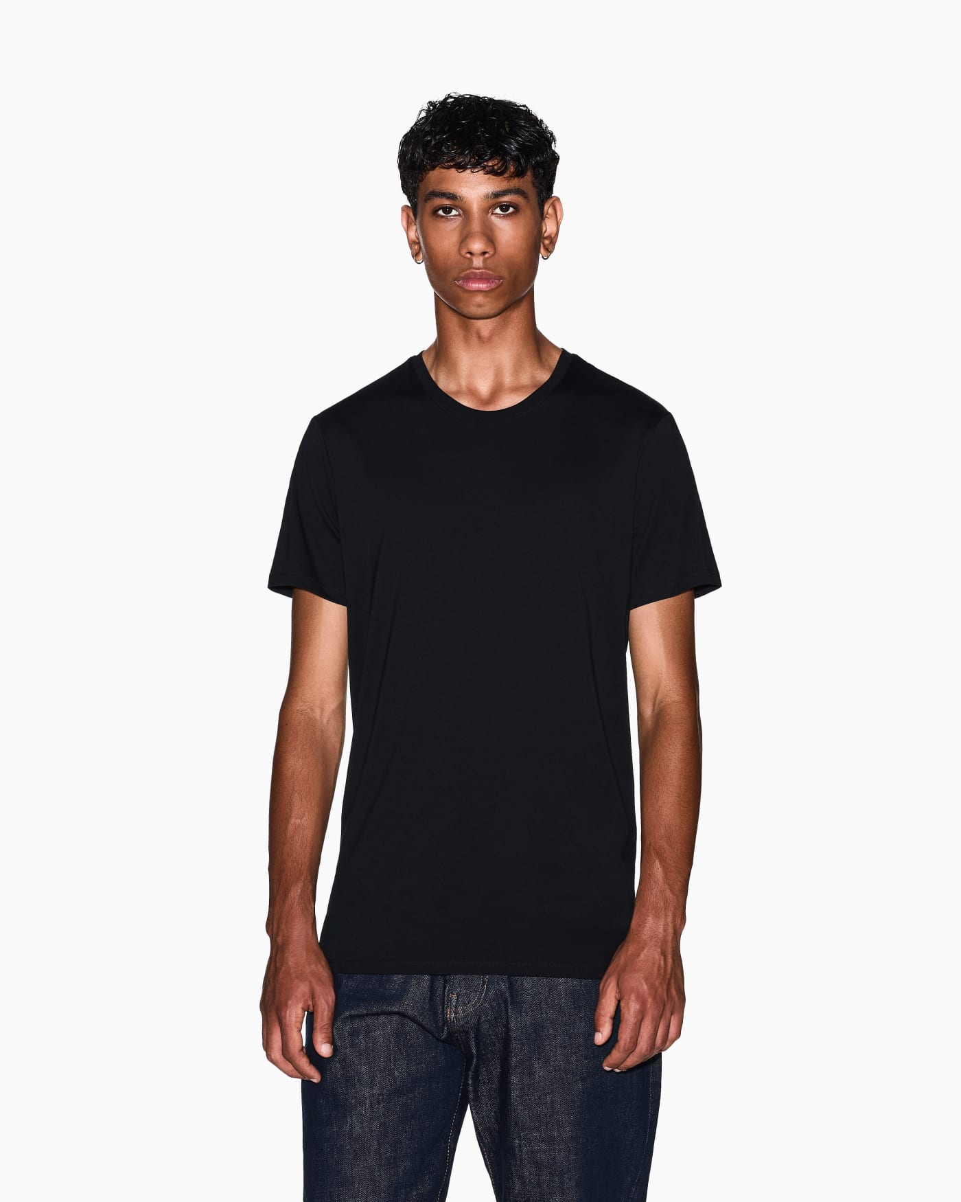 slim fit t-shirt in Pima cotton jersey