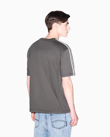 Logo t-shirt in mercerized cotton