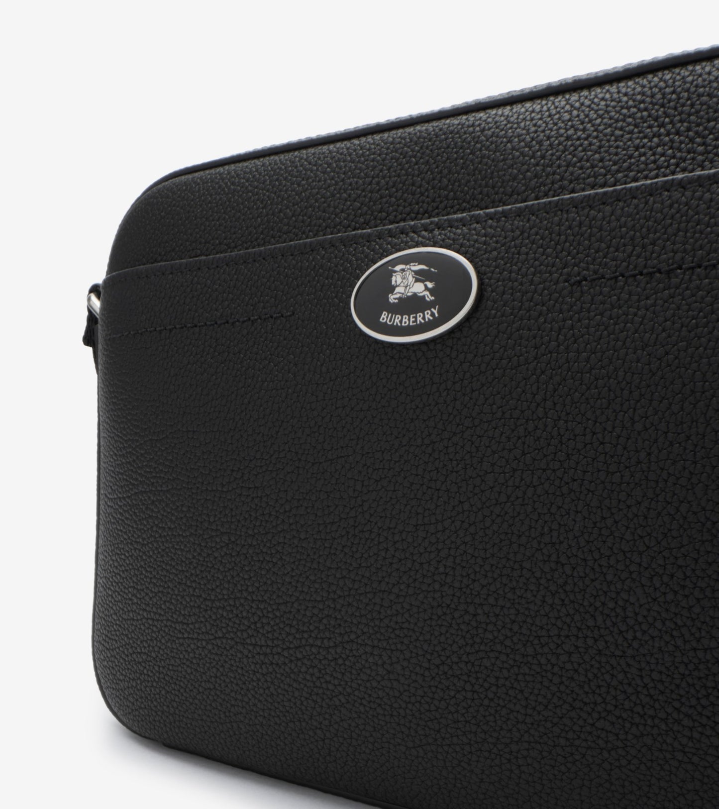 Knight Stamp Crossbody Bag in Black