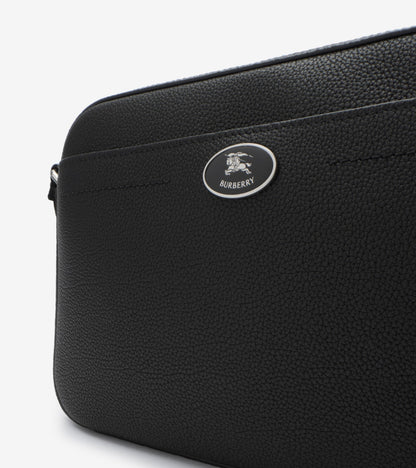 Knight Stamp Crossbody Bag in Black