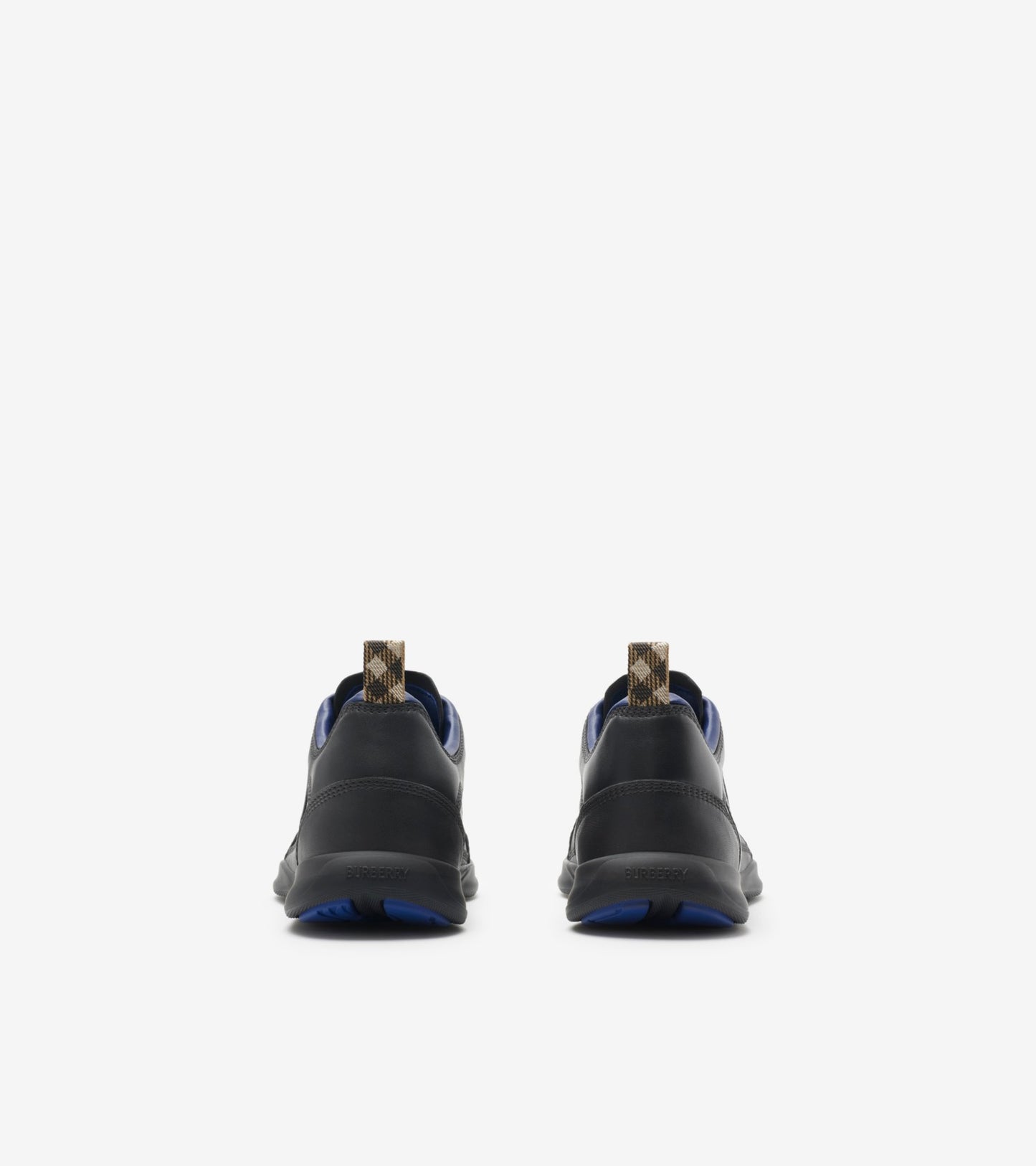 Leather Matrix Sneakers in Black
