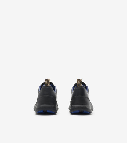 Leather Matrix Sneakers in Black