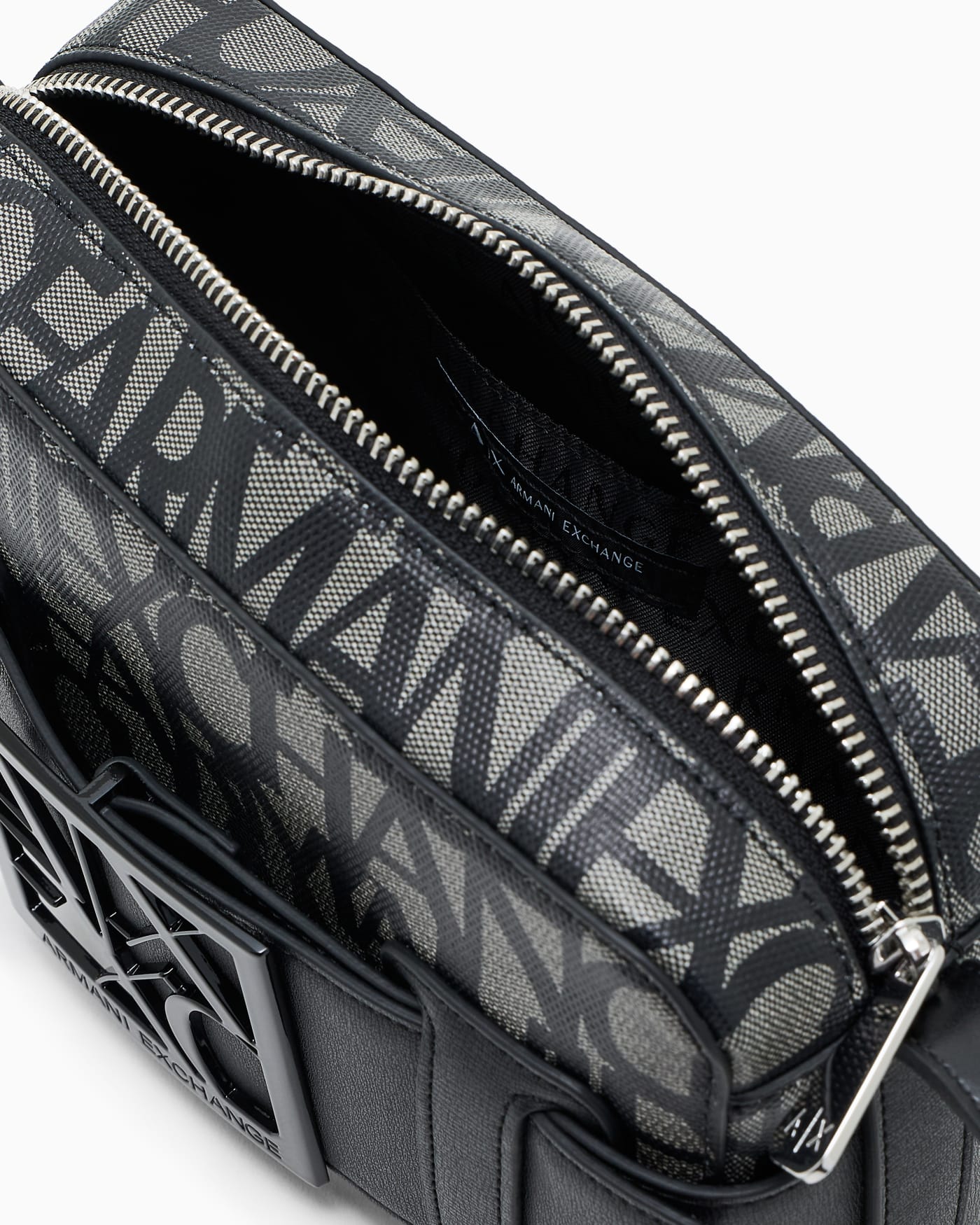 Crossbody bag compact monogram for woman