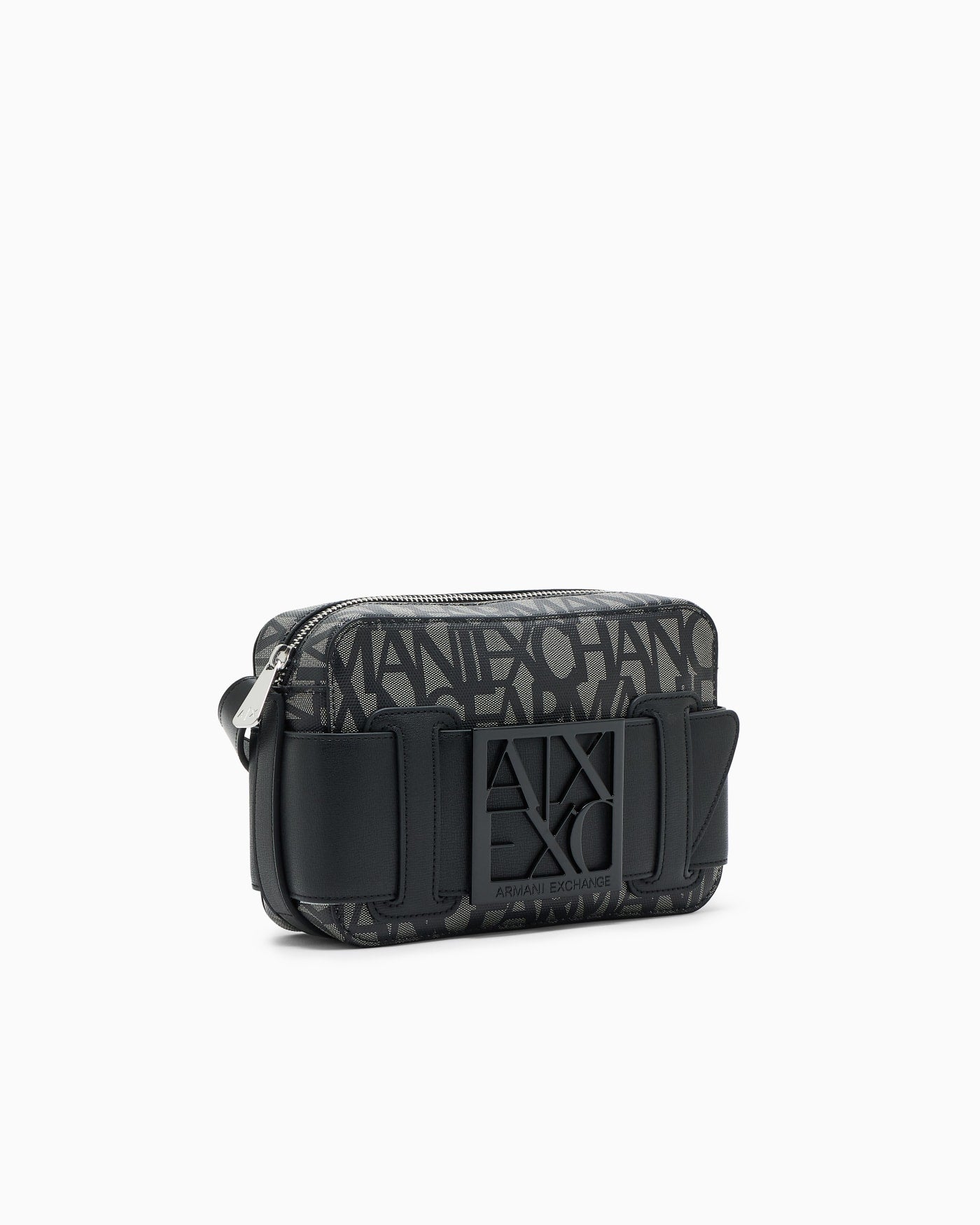Crossbody bag compact monogram for woman