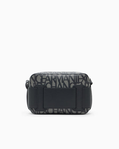 Crossbody bag compact monogram for woman