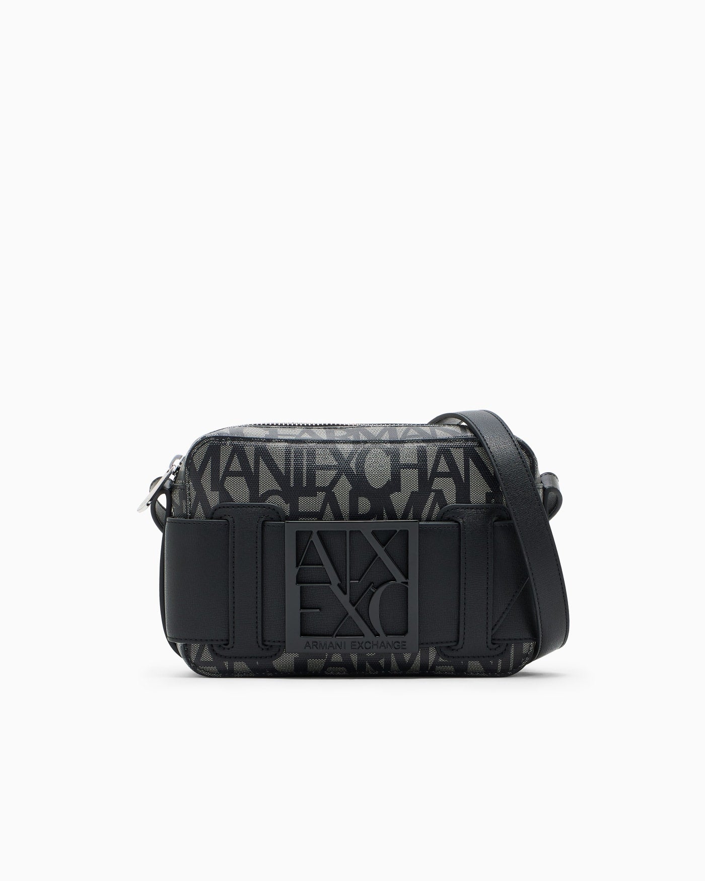 Crossbody bag compact monogram for woman