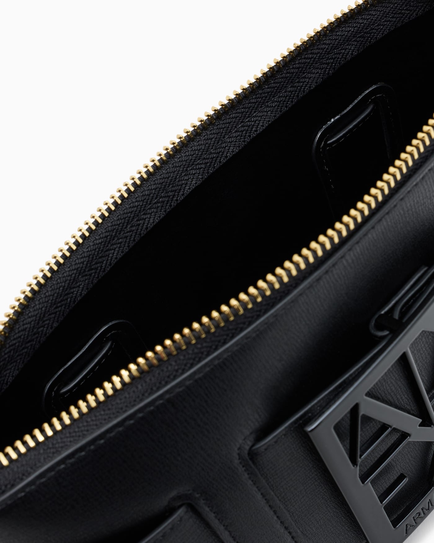 Shoulder bag with embossed logo for woman