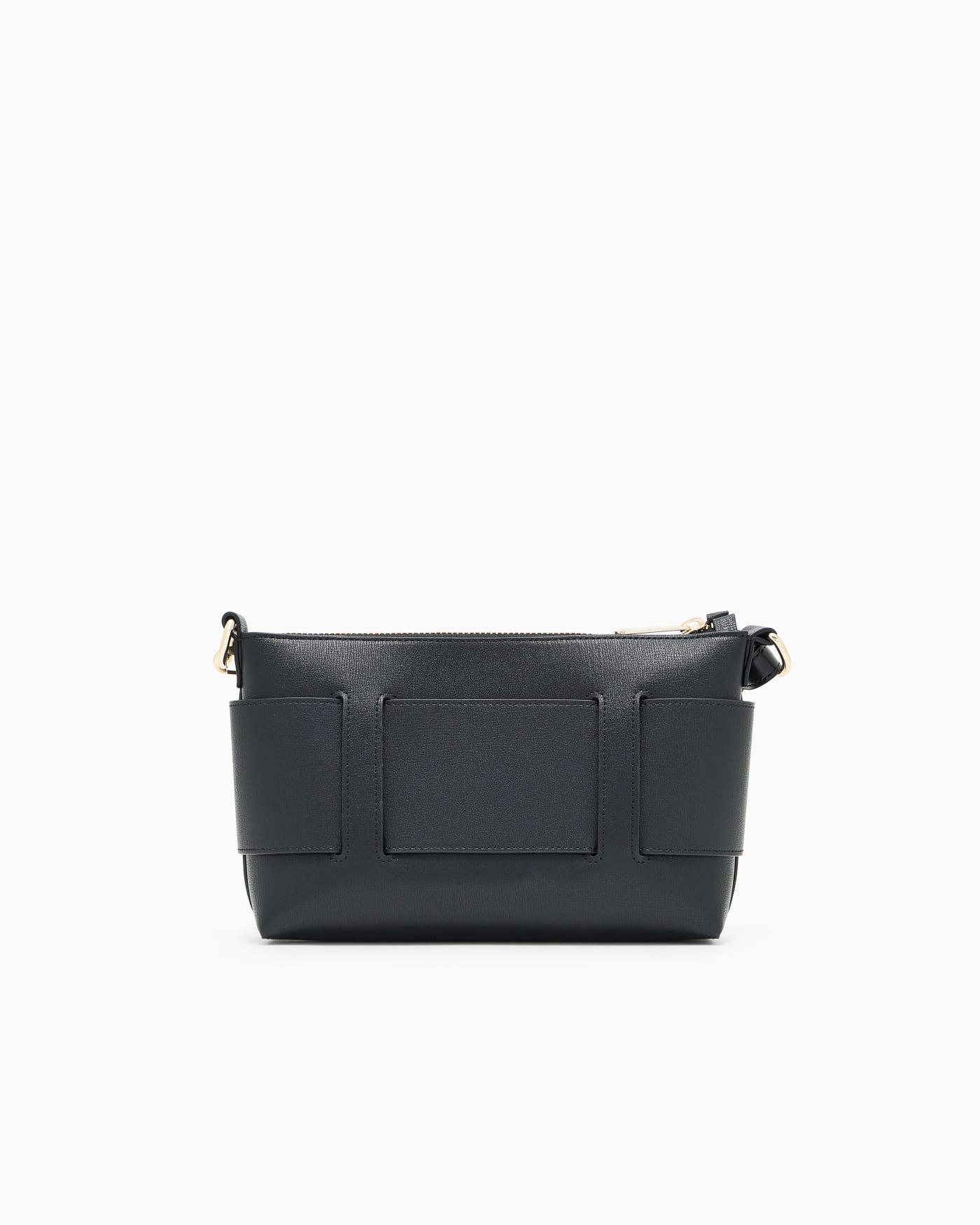 Shoulder bag with embossed logo for woman