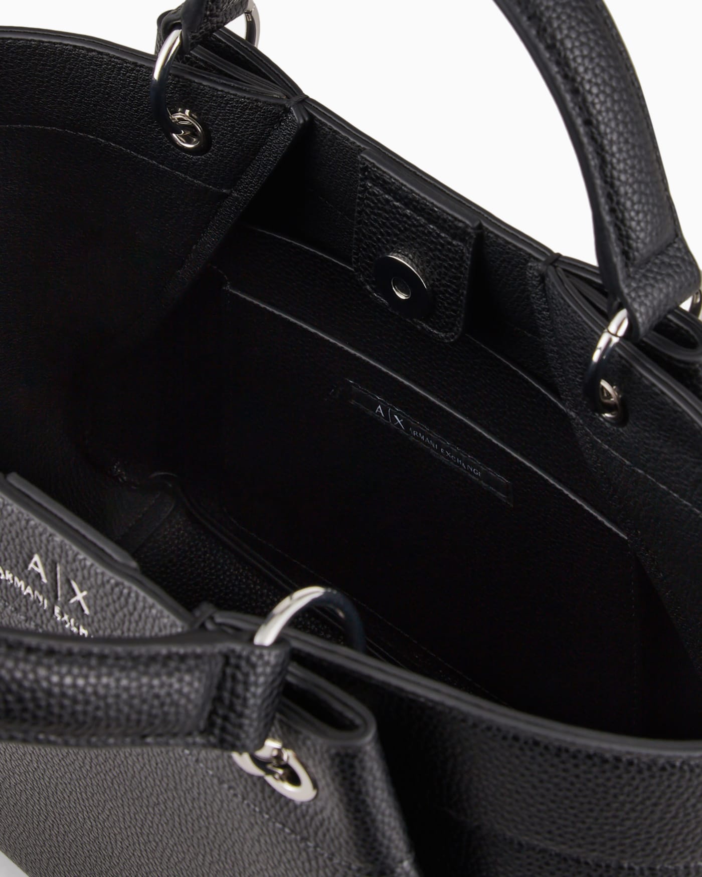 Medium handbag with degradè shoulder strap