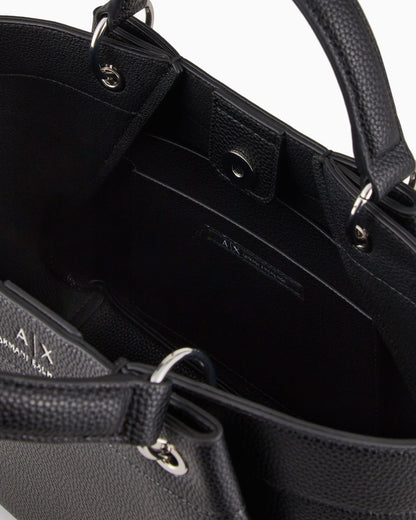 Medium handbag with degradè shoulder strap