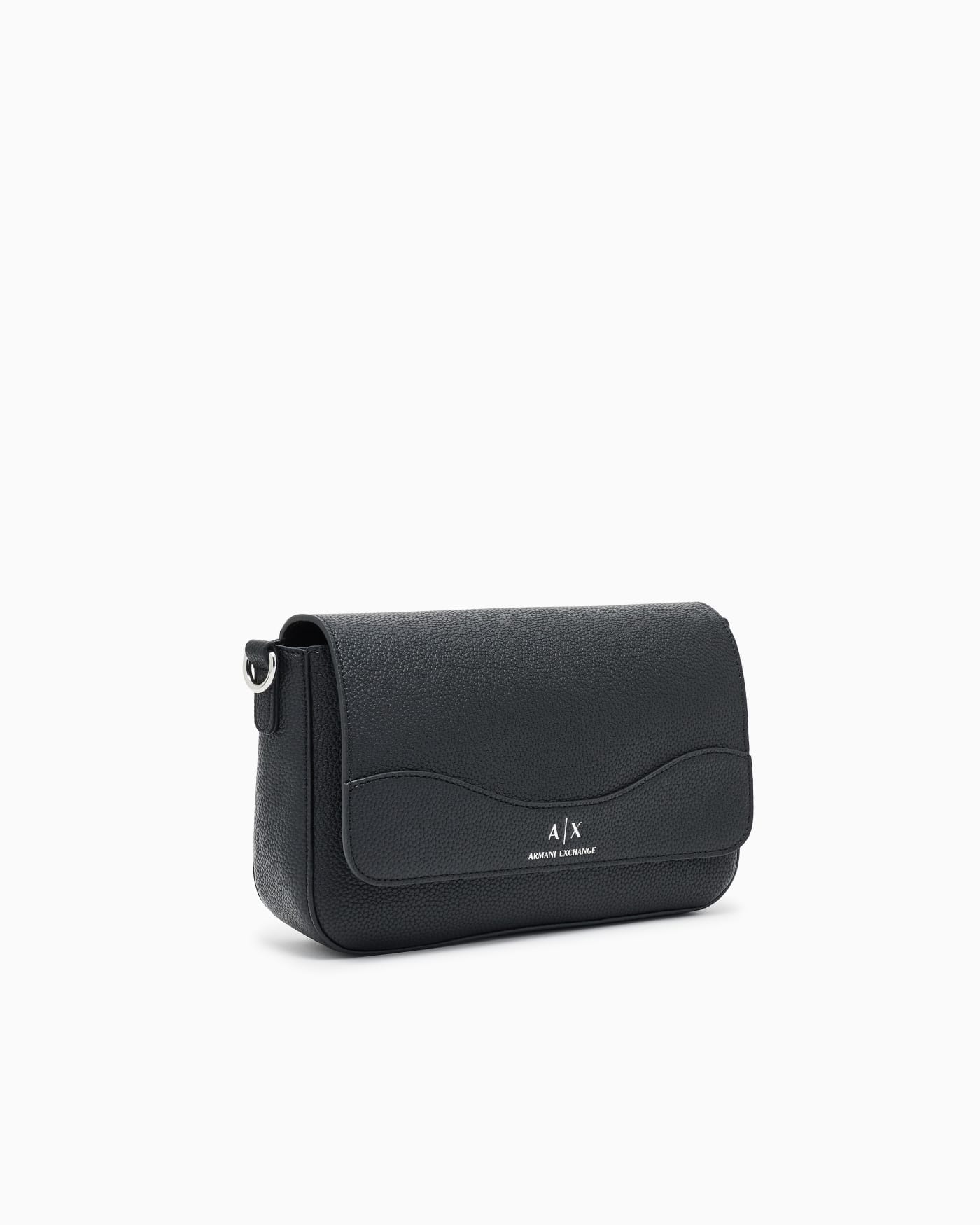 Shoulder bag with pebbled finish for woman