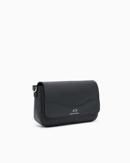 Shoulder bag with pebbled finish for woman