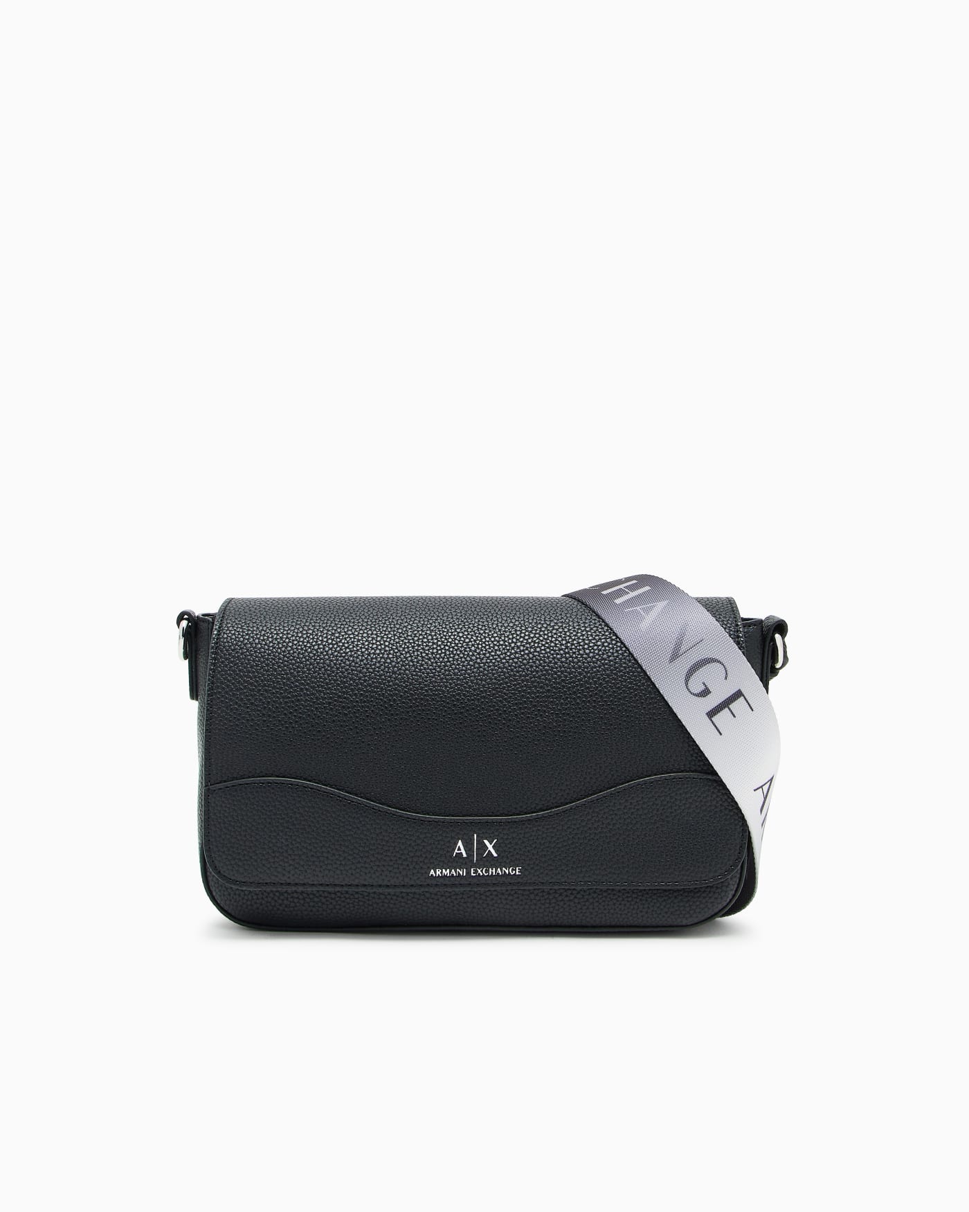 Shoulder bag with pebbled finish for woman