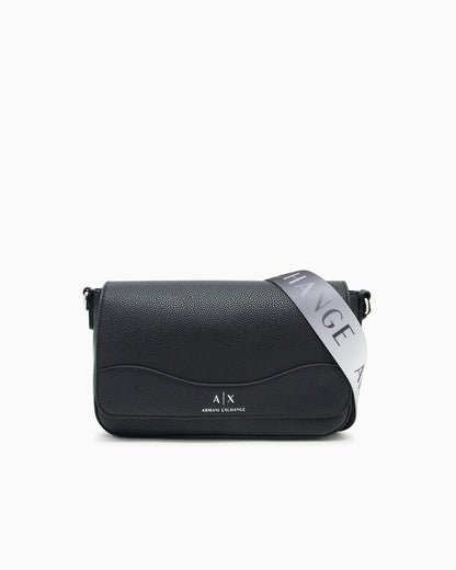 Shoulder bag with pebbled finish for woman
