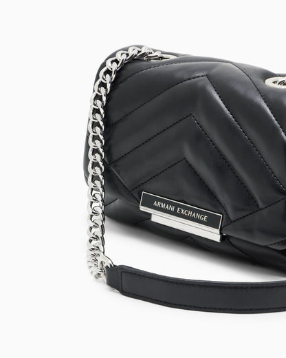 Chevron quilted mini bag woman