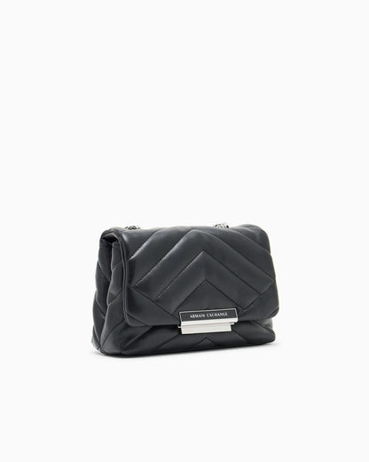 Chevron quilted mini bag woman