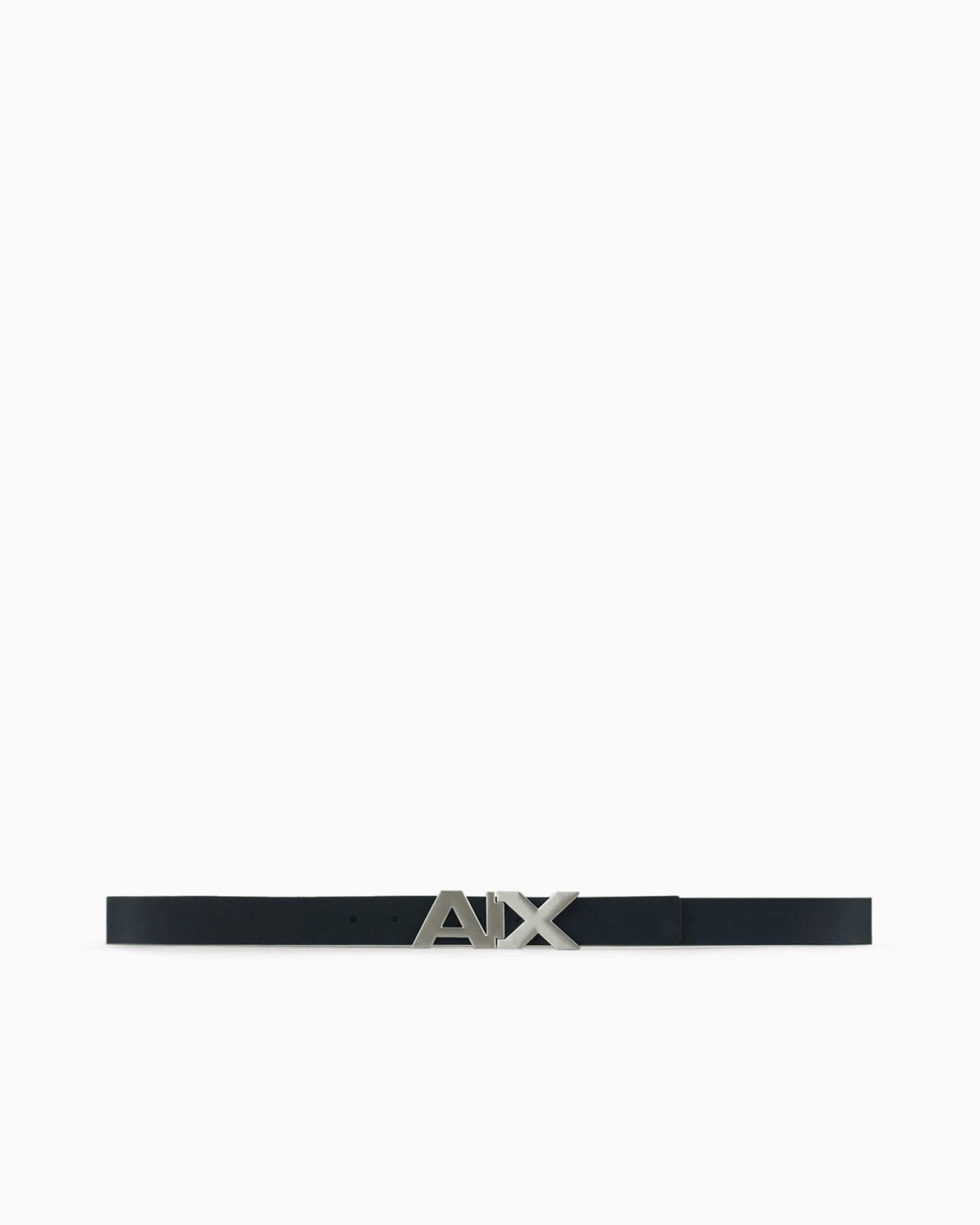Plate belt in split leather with transfer coating