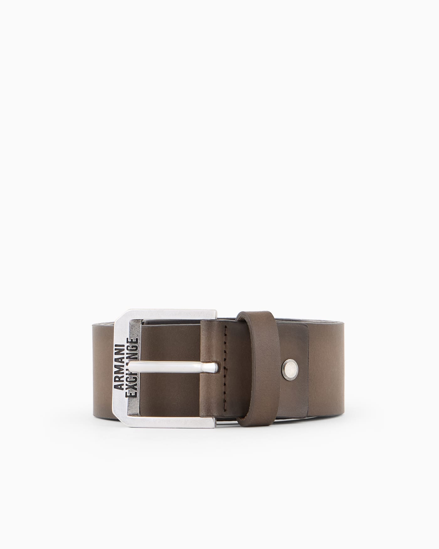 Coated leather belt