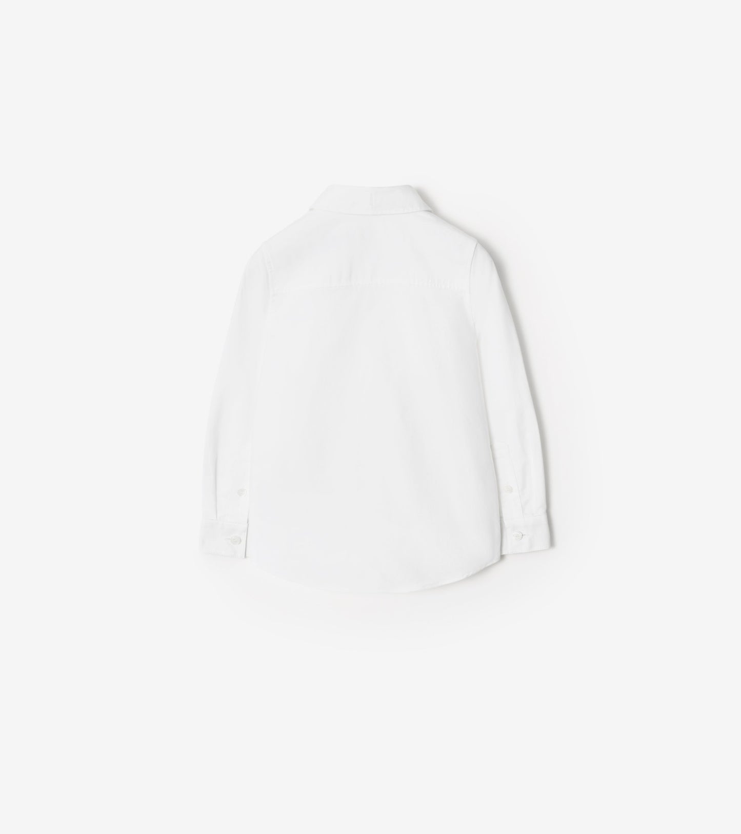 Cotton Oxford Shirt in White