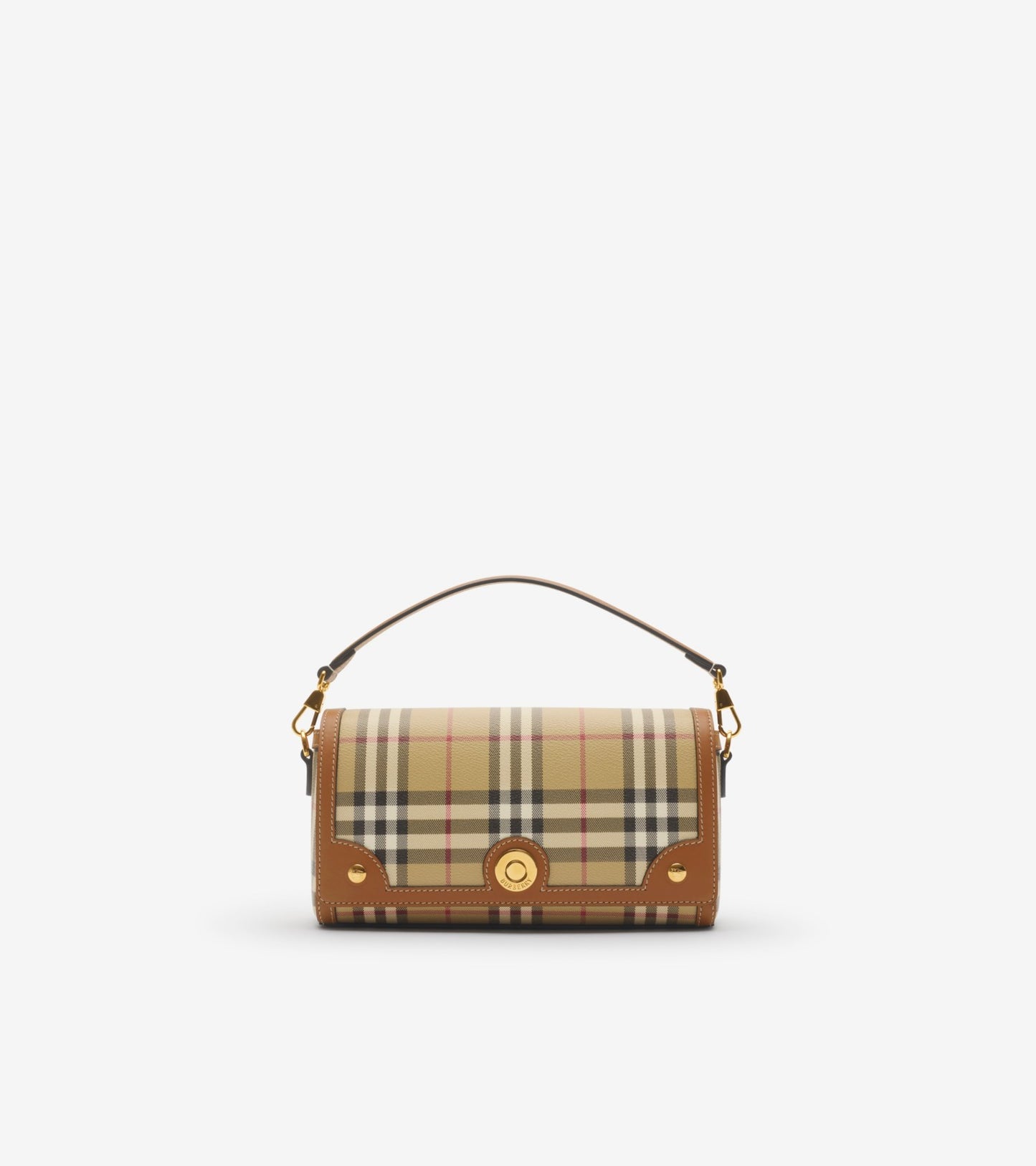 Top Handle Note Bag in Archive beige/ruby red