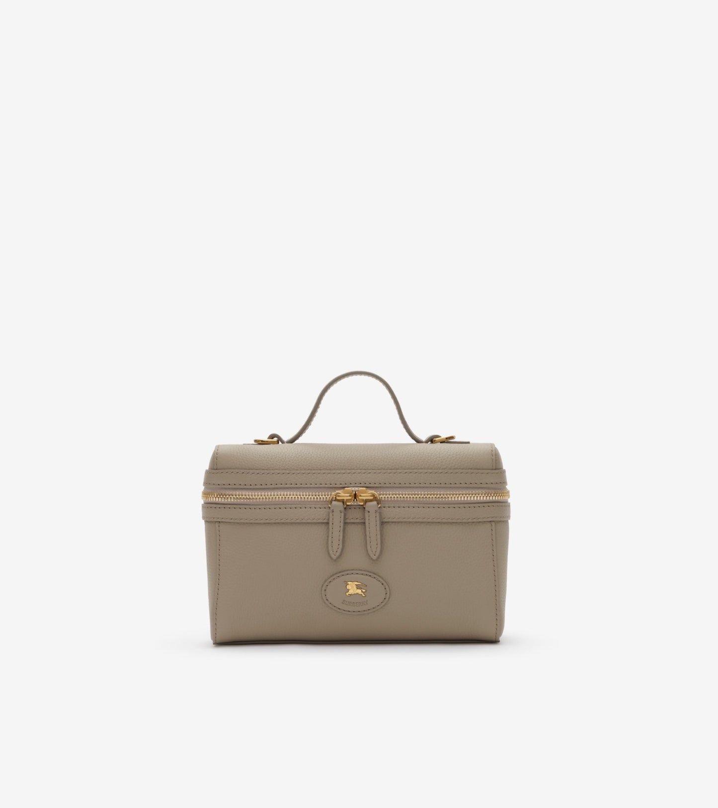 Bloomsbury Vanity Bag in Peat brown/sand beige