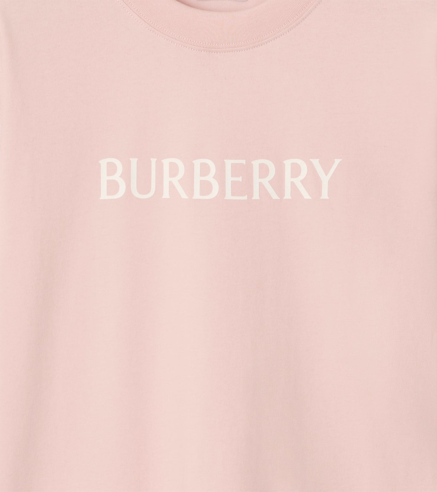 Logo Cotton T-shirt in Bouquet pink