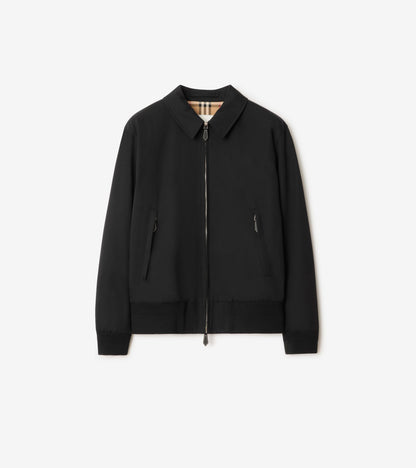 Gabardine Harrington Jacket in Honey beige
