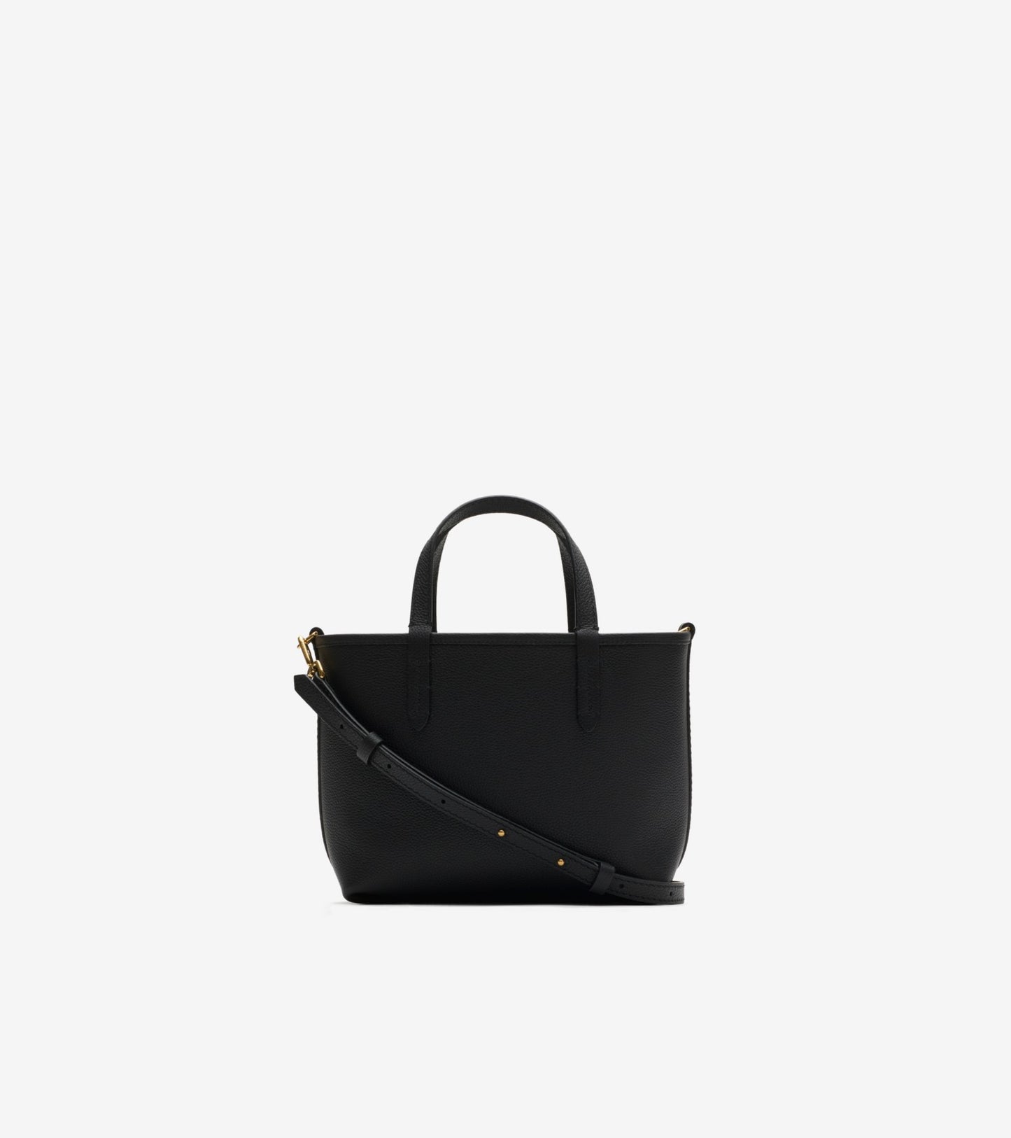 Mini Reversible Bloomsbury Tote in Black/calico beige