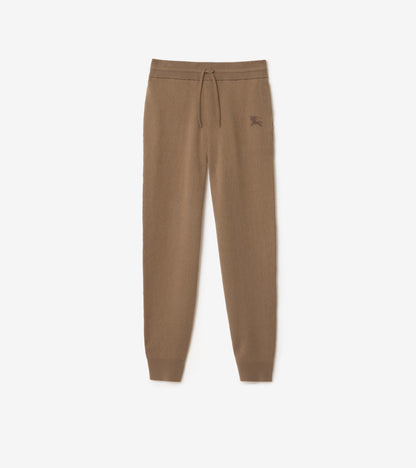 Wool Blend Track Pants in Camel