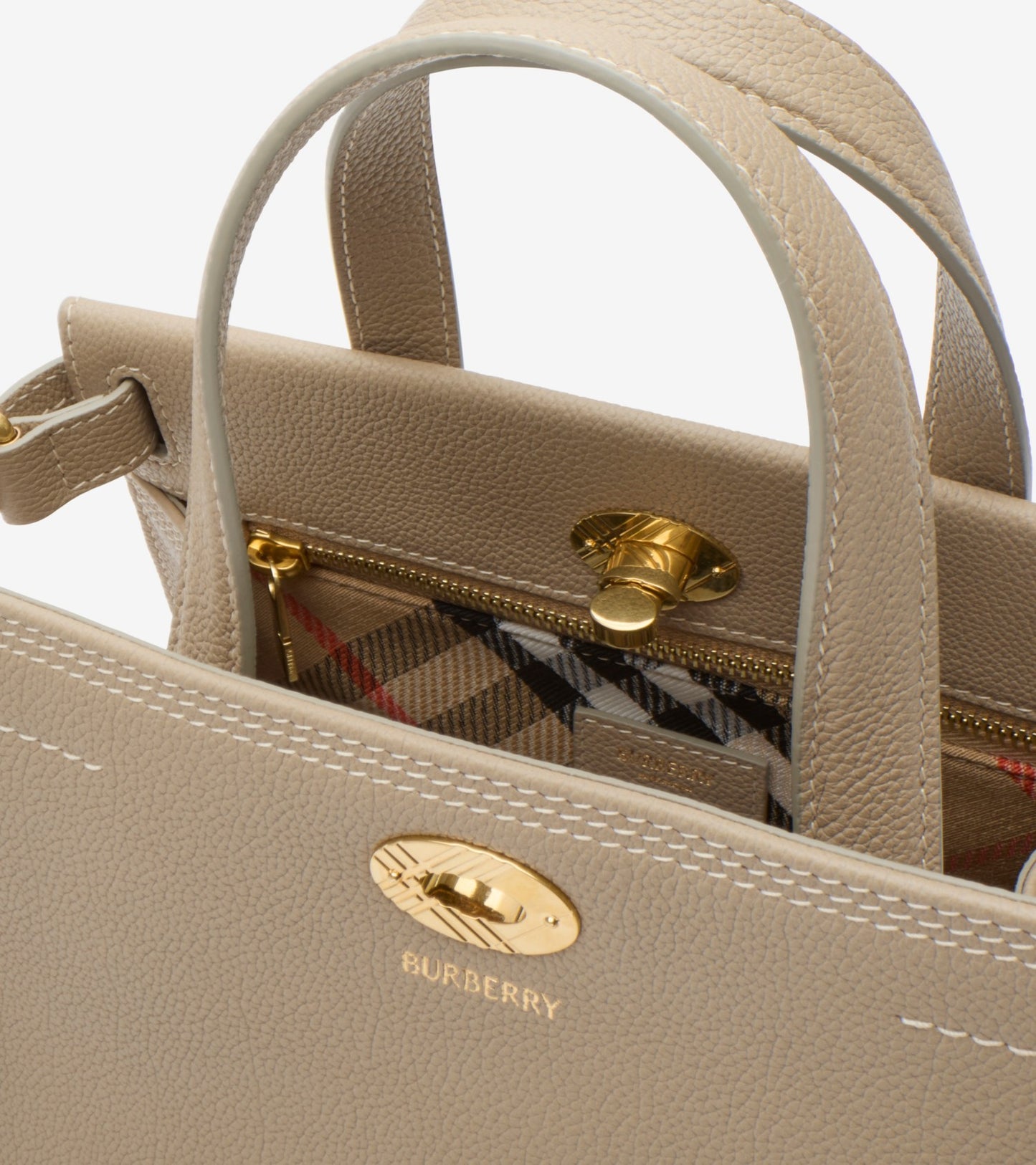 Mini Cotswolds Tote in Mushroom beige
