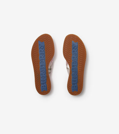 Check Pavilion Sandals in Mallow pink
