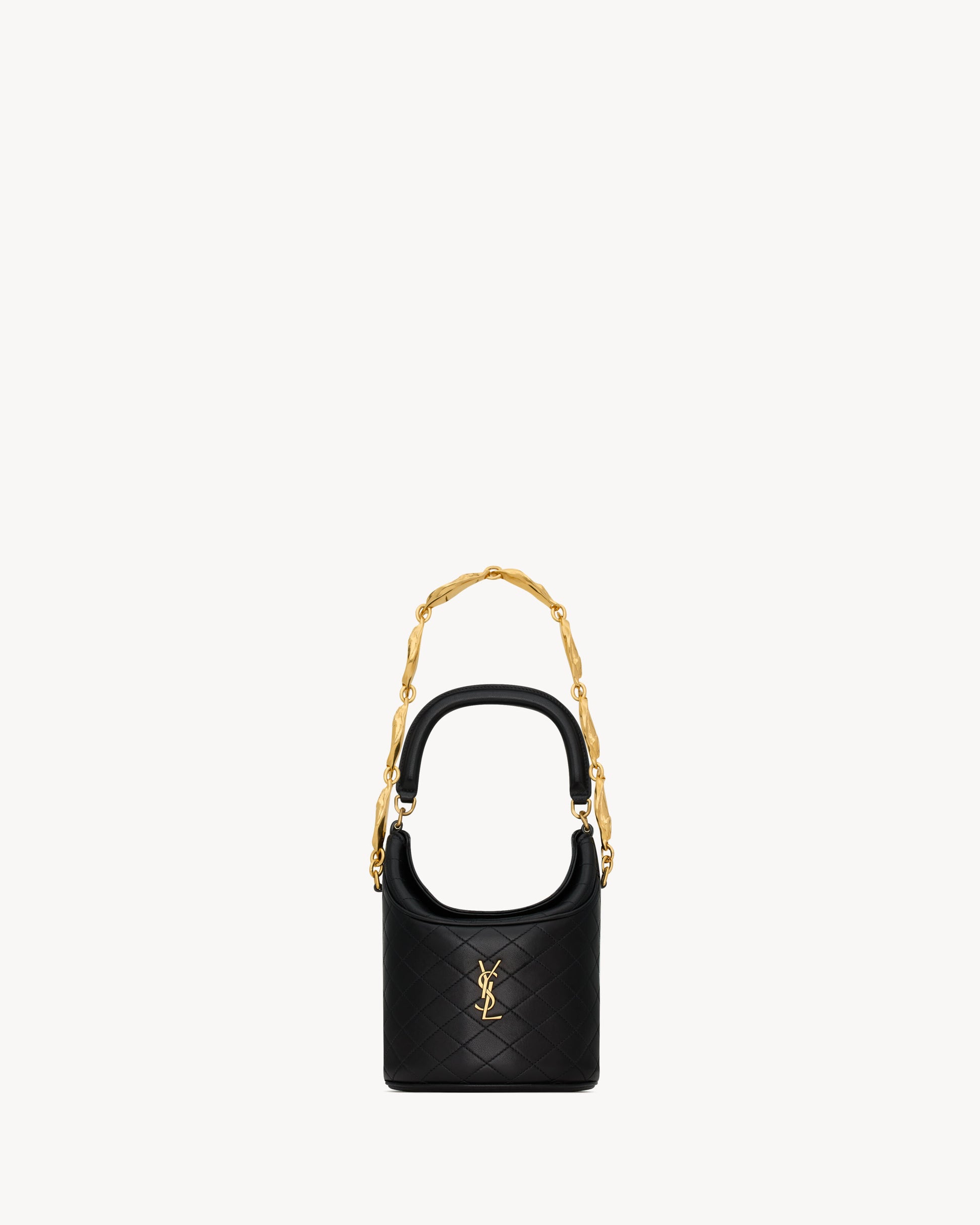 GABY BUCKET BAG IN LEATHER