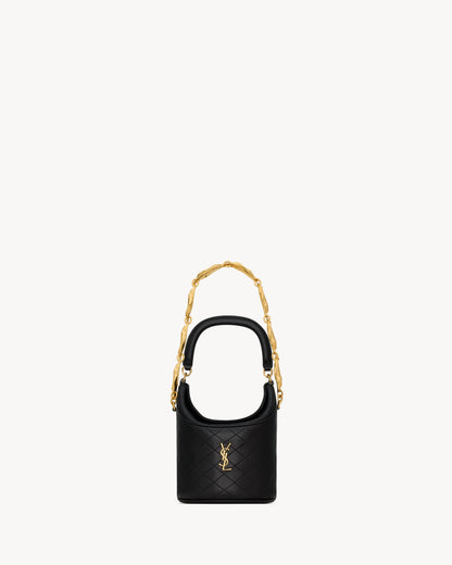 GABY BUCKET BAG IN LEATHER