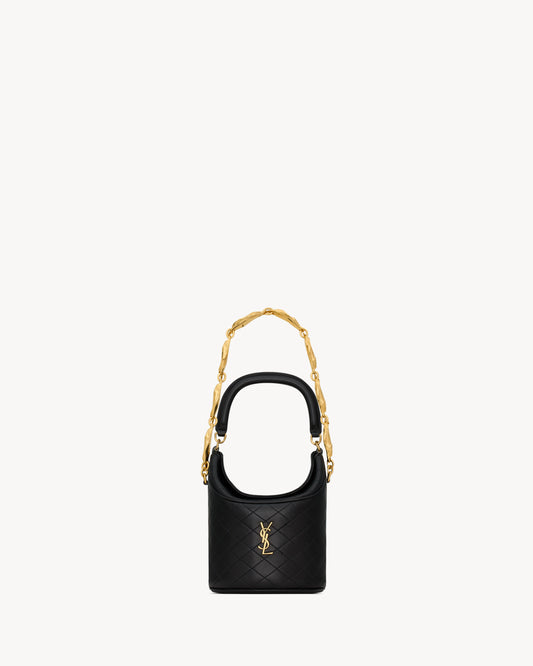 GABY BUCKET BAG IN LEATHER
