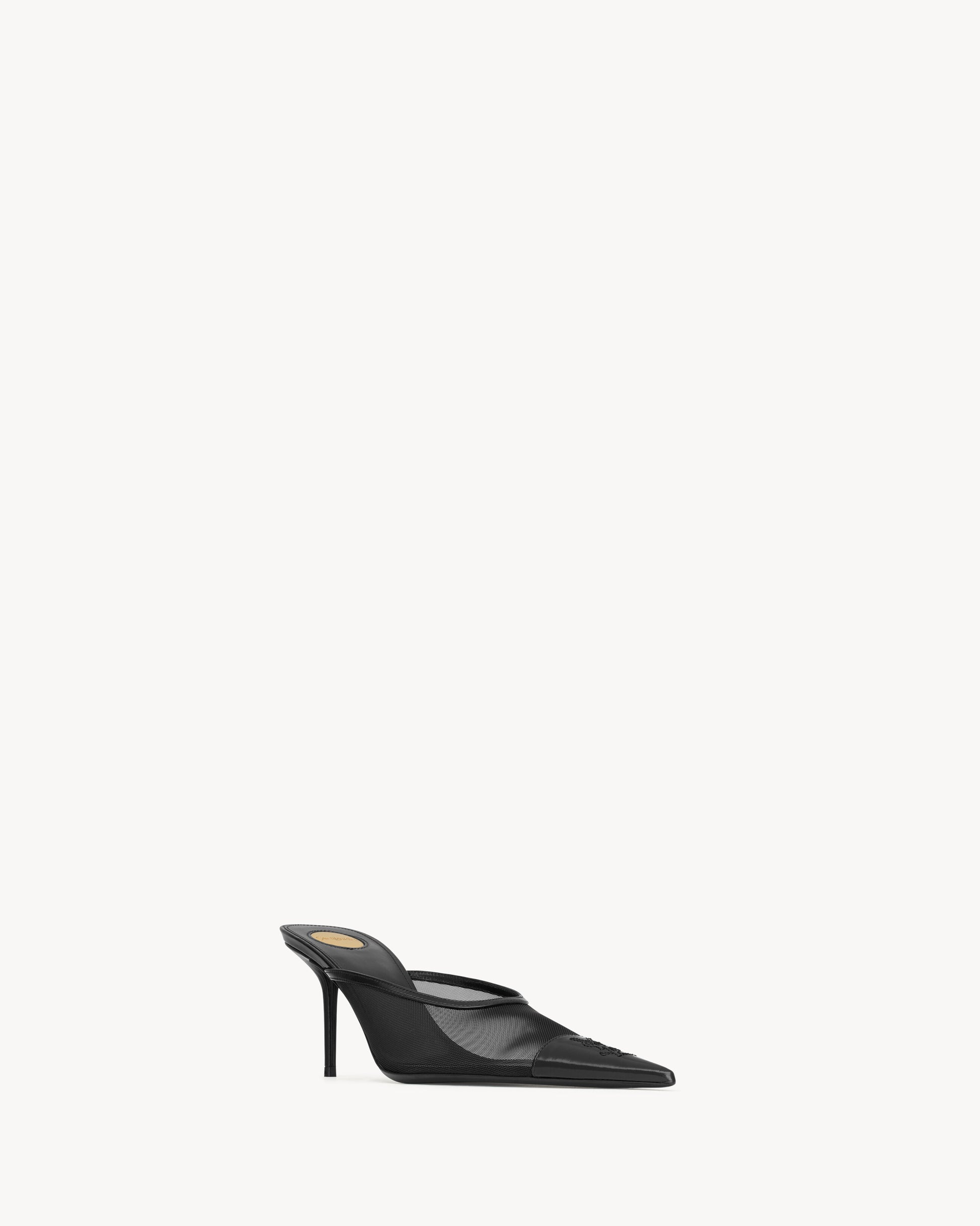 RENÉE mules in mesh