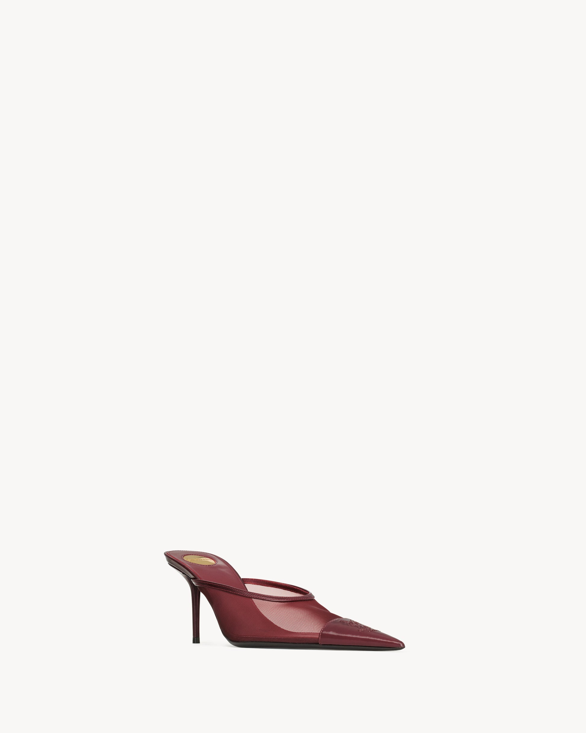 RENÉE mules in mesh