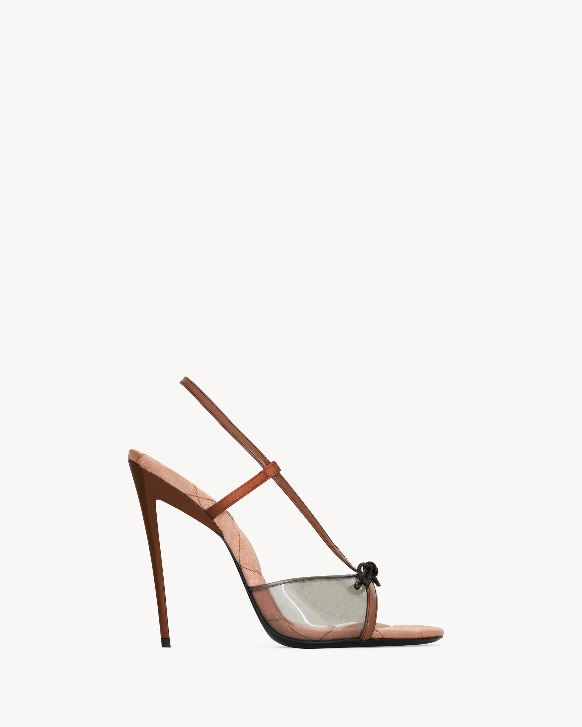 JEAN sandals in TPU and satin