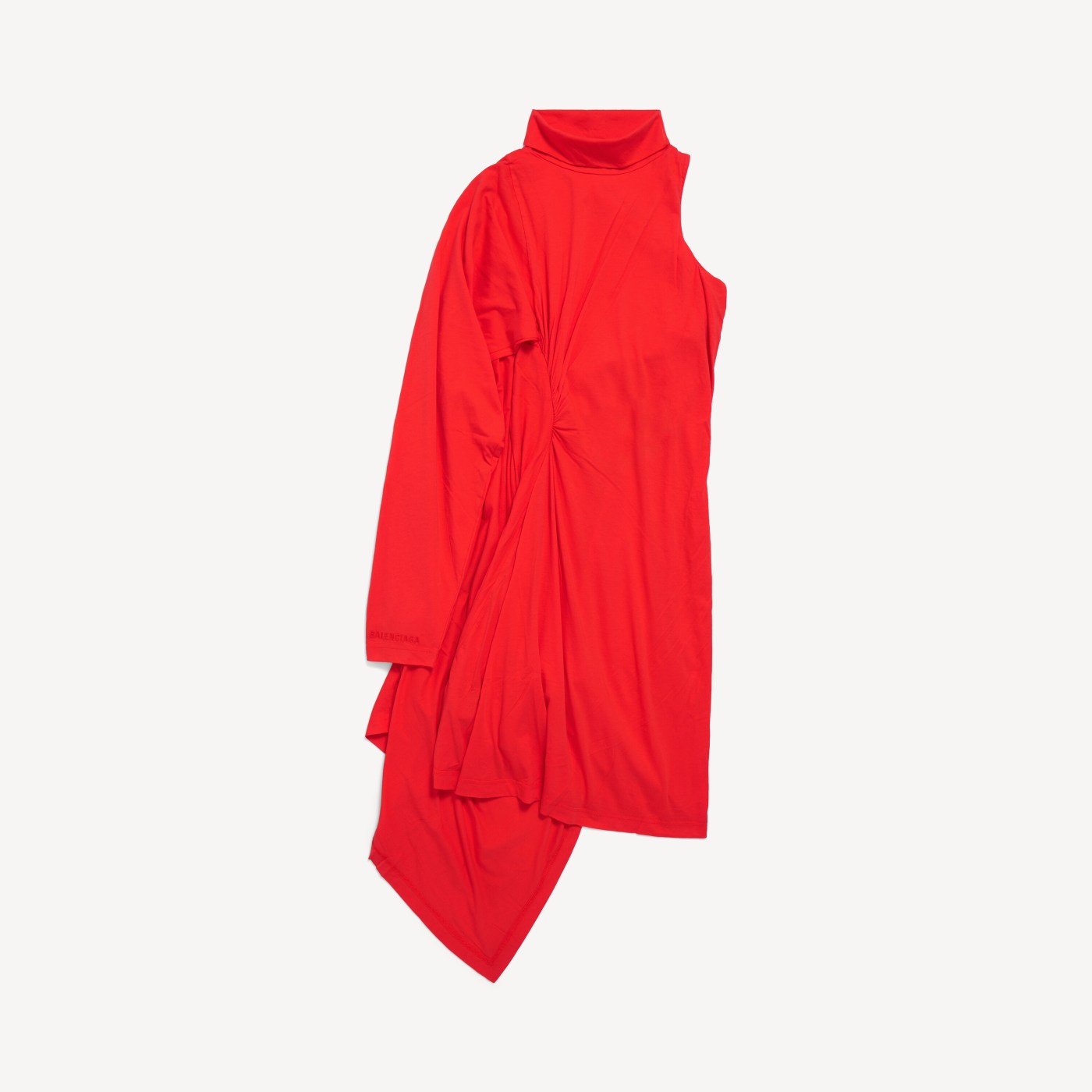 Draped midi dress