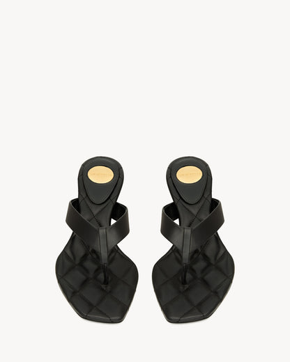 SIP sandals in smooth leather