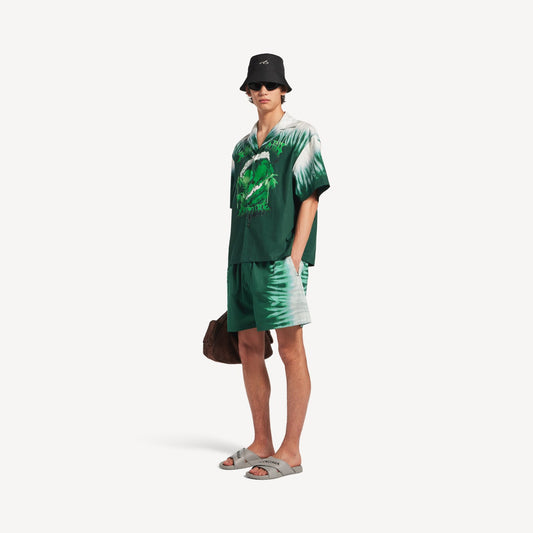 Extreme tie dye relaxed fit shorts