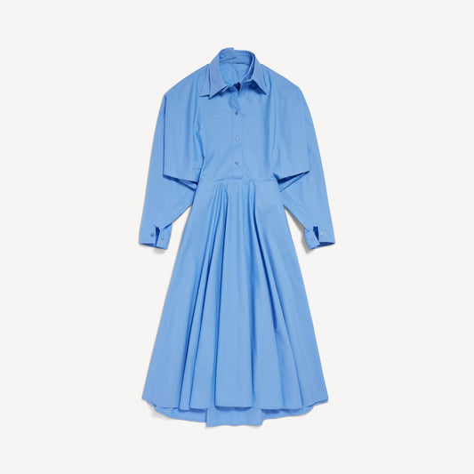 Long poplin dress